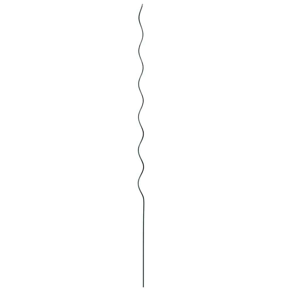 VidaXL support pour plantes 20 pcs vert 110 x 0,6 x 0,6 cm acier