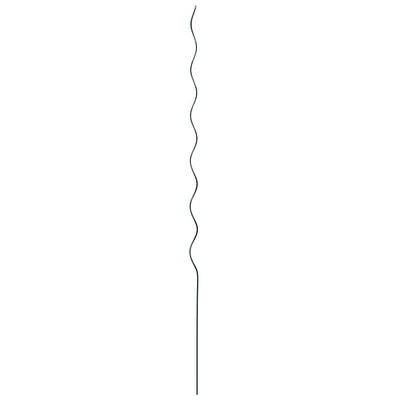 VidaXL support pour plantes 5 pcs vert 110 x 0,6 x 0,6 cm acier