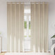 Vidaxl rideaux occultants 2 pcs crème 140 x 260 cm velours