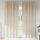 Vidaxl rideaux occultants 2 pcs crème 140 x 245 cm velours