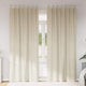 Vidaxl rideaux occultants 2 pcs crème 140 x 260 cm velours