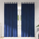 Vidaxl rideaux occultants 2 pcs bleu foncé 140 x 260 cm velours