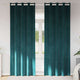 Vidaxx rideaux occultants 2 pcs vert foncé 140 x 225 cm velours