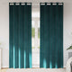 Vidaxx rideaux occultants 2 pcs vert foncé 140 x 245 cm velours