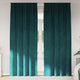 Vidaxx rideaux occultants 2 pcs vert foncé 140 x 245 cm velours