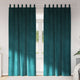 Vidaxx rideaux occultants 2 pcs vert foncé 140 x 245 cm velours