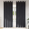 Vidaxl rideaux occultants 2 pcs gris foncé 140 x 225 cm velours