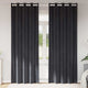 Vidaxl rideaux occultants 2 pcs gris foncé 140 x 245 cm velours