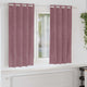 Vidaxl rideaux occultants 2 pcs rose foncé 140 x 175 cm velours