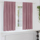Vidaxl rideaux occultants 2 pcs rose foncé 140 x 175 cm velours