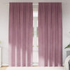 Vidaxl rideaux occultants 2 pcs rose foncé 140 x 245 cm velours