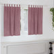 Vidaxl rideaux occultants 2 pcs rose foncé 140 x 140 cm velours