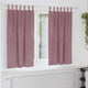 Vidaxl rideaux occultants 2 pcs rose foncé 140 x 175 cm velours