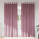 Vidaxl rideaux occultants 2 pcs rose foncé 140 x 245 cm velours
