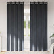 Vidaxl rideaux occultants 2 pcs gris clair 140 x 245 cm velours