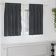 Vidaxl rideaux occultants 2 pcs gris clair 140 x 140 cm velours