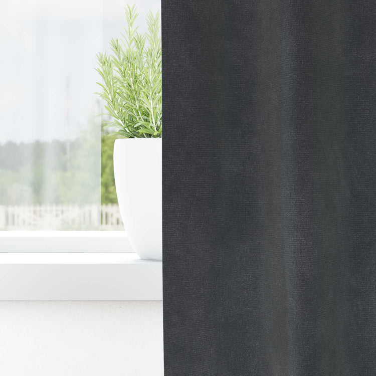Vidaxl rideaux occultants 2 pcs gris clair 140 x 245 cm velours
