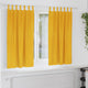 Vidaxl rideaux occultants 2 pcs jaune moutarde 140 x 175 cm velours