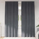 Vidaxl rideaux occultants 2 pcs gris clair 140 x 260 cm velours