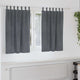 Vidaxl rideaux occultants 2 pcs gris clair 140 x 140 cm velours