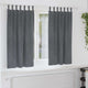 Vidaxl rideaux occultants 2 pcs gris clair 140 x 175 cm velours