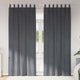 Vidaxl rideaux occultants 2 pcs gris clair 140 x 225 cm velours