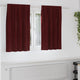 Vidaxx rideaux occultants 2 pcs bordeaux 140 x 140 cm velours