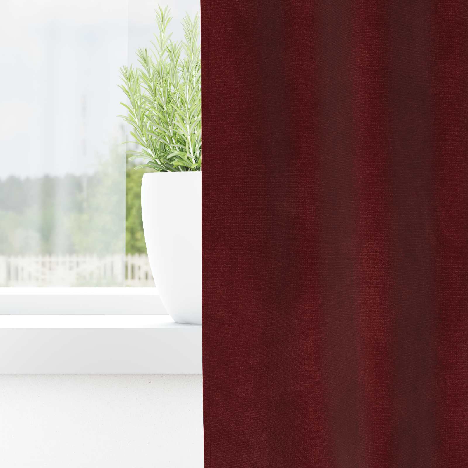 Vidaxl rideaux occultants 2 pcs bordeaux 140 x 175 cm velours