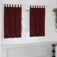 Vidaxx rideaux occultants 2 pcs bordeaux 140 x 140 cm velours