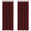 Vidaxx rideaux occultants 2 pcs bordeaux 140 x 260 cm velours