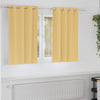 Vidaxl rideaux occultants avec anneaux 2 pcs beige 140 x 140 cm