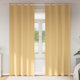 Vidaxl rideaux occultants avec anneaux 2 pcs beige 225 x 140 cm