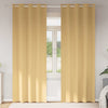Vidaxl rideaux occultants avec anneaux 2 pcs beige 245 x 140 cm