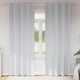 Vidaxl rideaux occultants avec anneaux 2 pcs gris pâle 260 x 140 cm