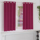 VidaXL rideaux occultants avec anneaux 2 pcs rouge vin 175 x 140 cm