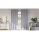 VidaXL rideaux occultants avec anneaux 2 pcs gris métal 225 x 140 cm