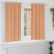 Vidaxl rideaux occultants avec anneaux 2 pcs marron clair 175 x 140 cm