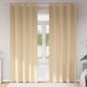VidaXL rideaux occultants avec anneaux 2 pcs crème 245 x 140 cm