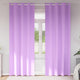 Vidaxl rideaux occultants avec anneaux 2 pcs violet 225 x 140 cm