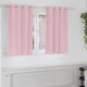 VidaXL rideaux occultants avec anneaux 2 pcs rose bébé 140 x 140 cm