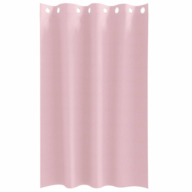 Vidaxl rideaux occultants avec anneaux 2 pcs rose bébé 175 x 140 cm