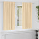 Vidaxxl rideaux occultants avec anneaux 2 pcs crème 175 x 140 cm