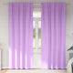 Vidaxl rideaux occultants avec anneaux 2 pcs violet 260 x 140 cm