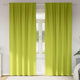 VidaXL rideaux occultants avec anneaux 2 pcs vert 245 x 140 cm