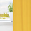 Vidaxl rideaux occultants avec anneaux 2 pcs jaune moutarde 225 x 140 cm