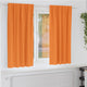 VidaXL rideaux occultants avec anneaux 2 pcs orange 175 x 140 cm