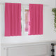 Vidaxl rideaux occultants avec anneaux 2 pcs rose vif 140 x 140 cm