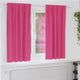 Vidaxl rideaux occultants avec anneaux 2 pcs rose vif 175 x 140 cm