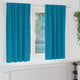 Vidaxxl rideaux occultants avec anneaux 2 pcs turquoise 175 x 140 cm