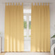Vidaxl rideaux occultants avec anneaux 2 pcs beige 225 x 140 cm